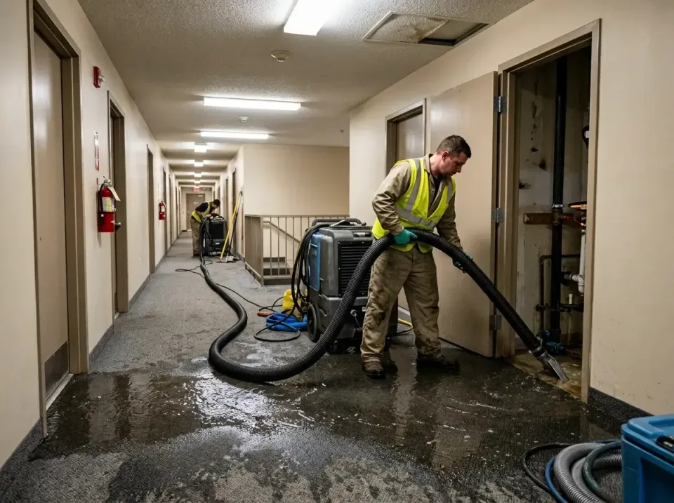 multi-unit-apartment-hallway-f-005 — frequently asked questions, Emergency Burst Pipe Water Extraction & Removal in Elba, AL